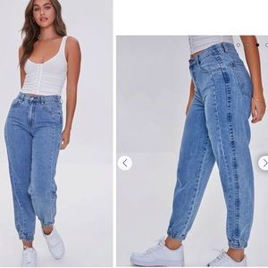 Relaxed Blue Jean Joggers!! Brand new🔥🔥